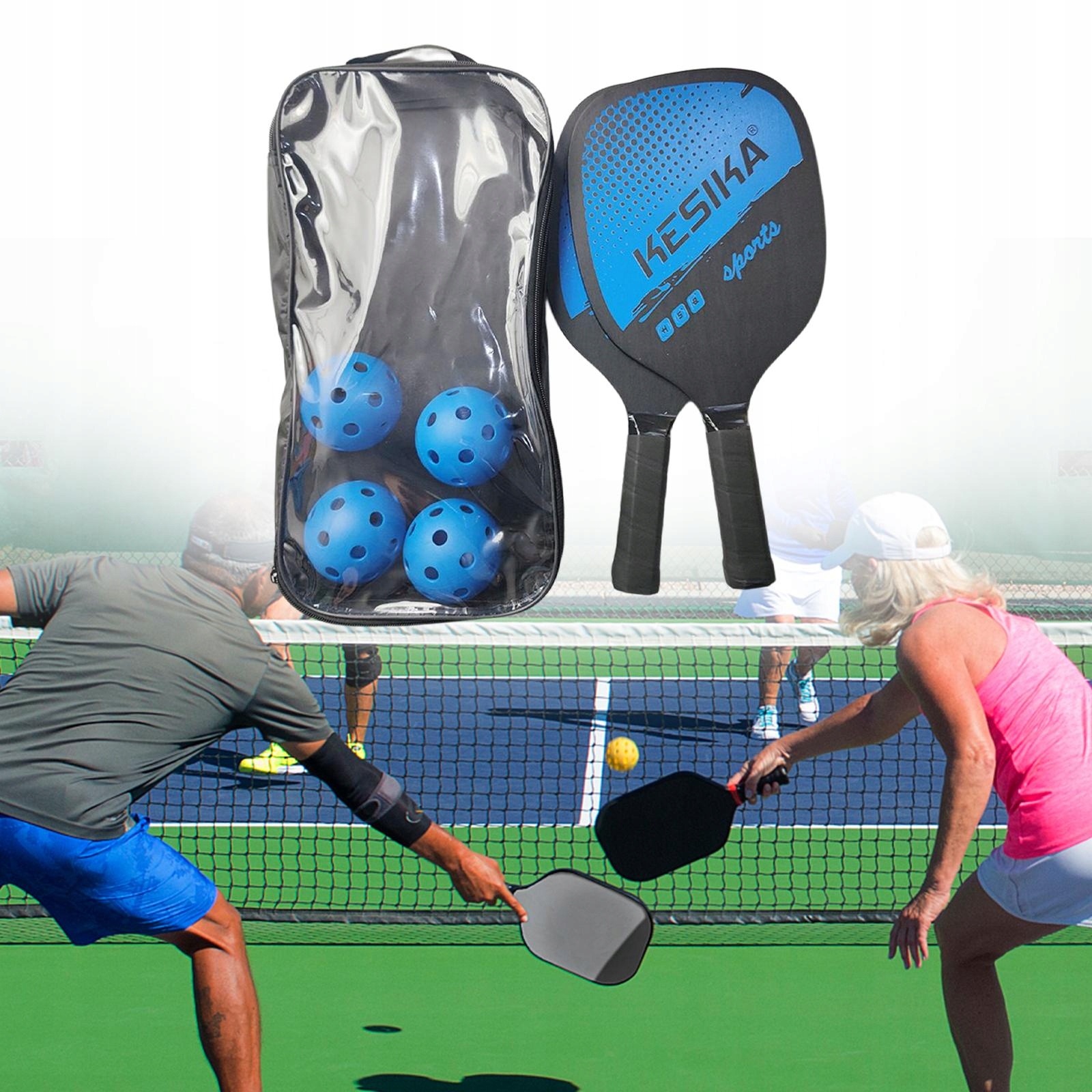 Professional Pickleball paddles Set of 2 rackets Rozmiar rączki 0