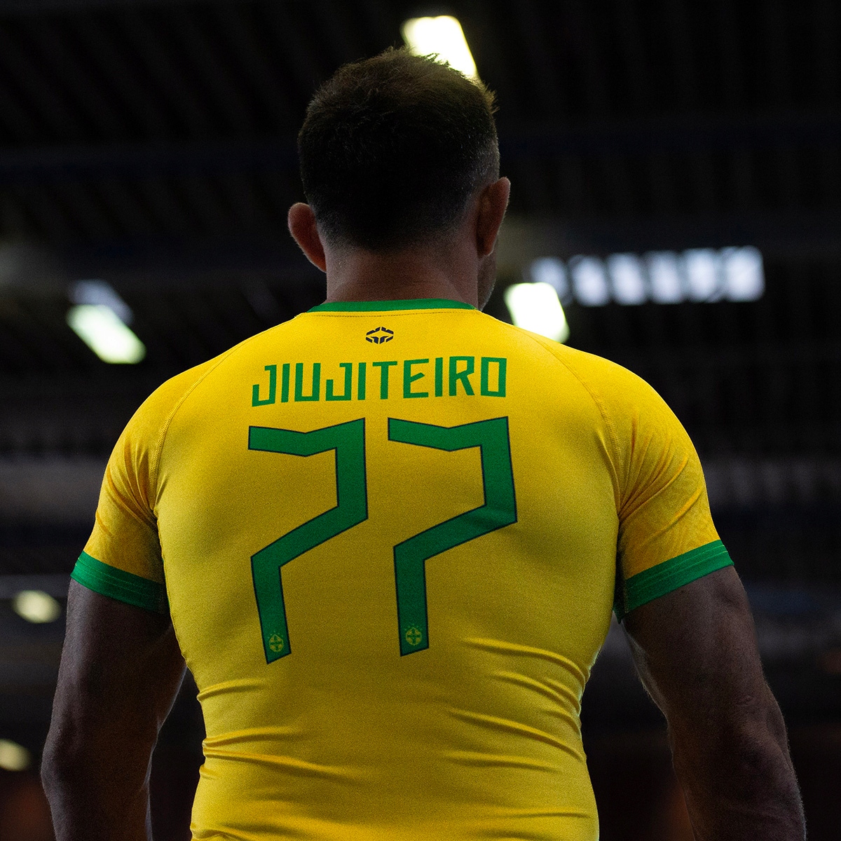 Rashguard Brazil Football krótki rękaw XXL Ground Game