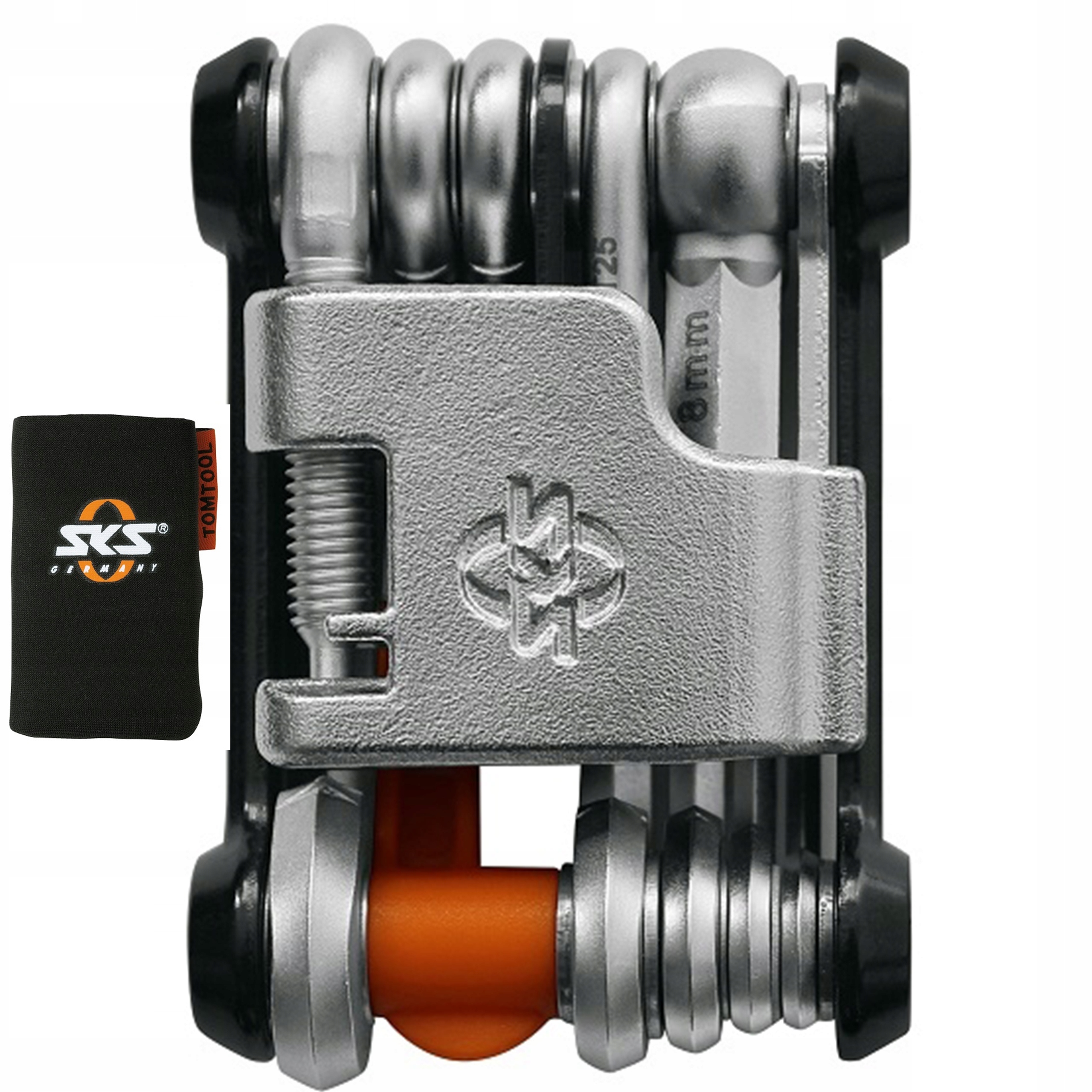 Sks Tom 18 Klucz Wielofunkcyjny Multitool 18 Funkcji Skuwacz Jakość Torba