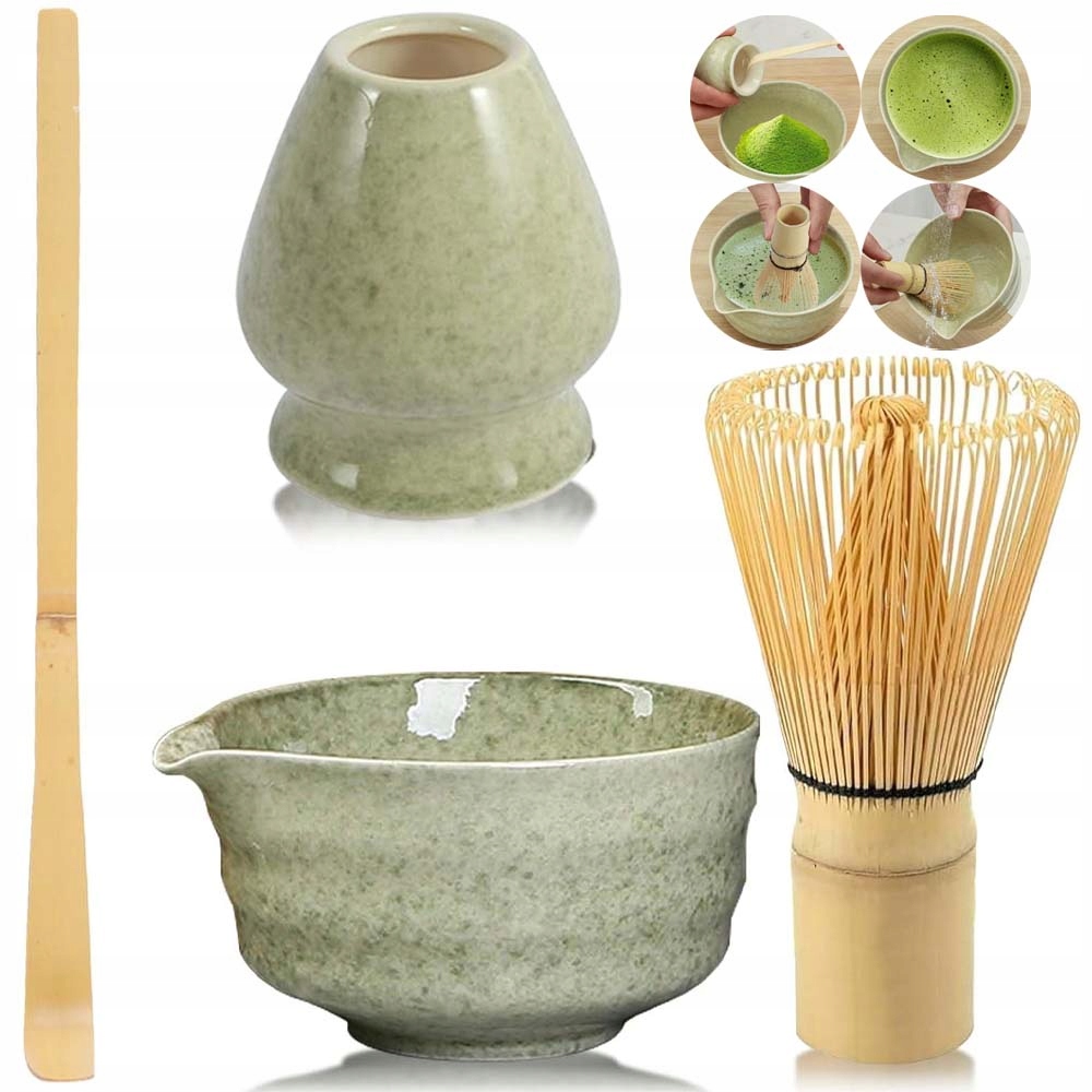 Levně Set Na Čaj Matcha, Sada Metliček 7 Ks S Metličkou Na Čaj Matcha 4V1