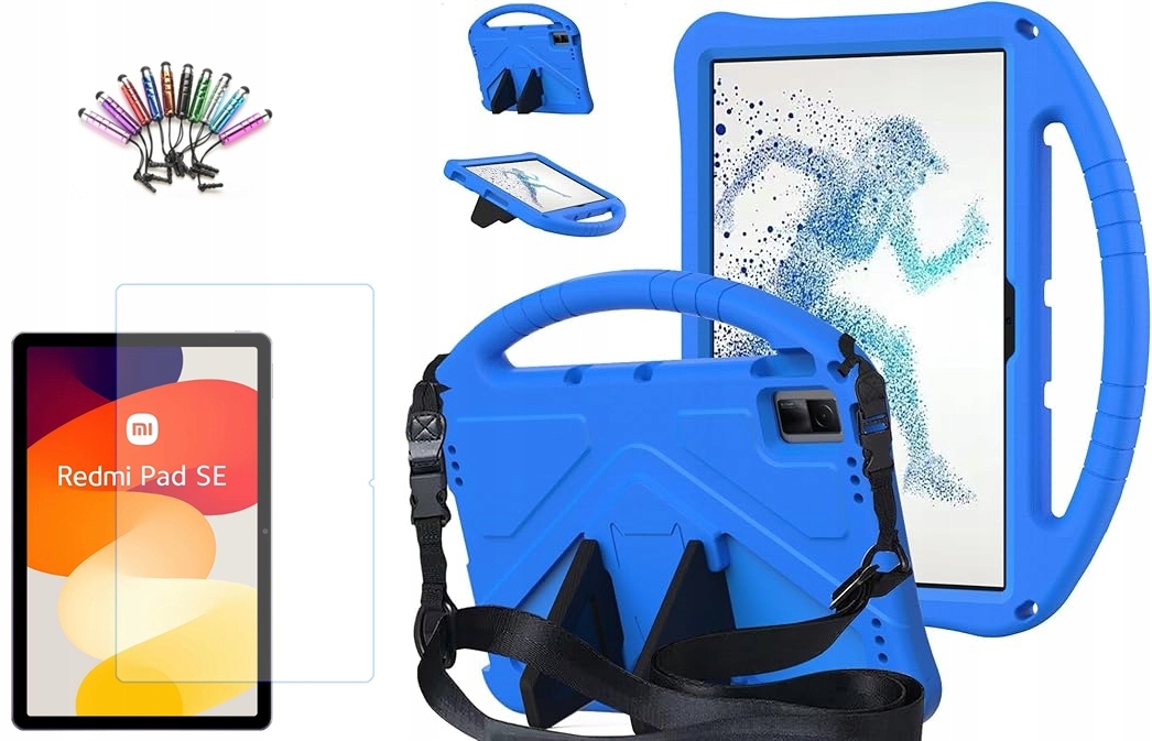 Etui Z Paskiem Dla Dzieci Do Xiaomi Redmi Pad Se 11 Szkło Rysik