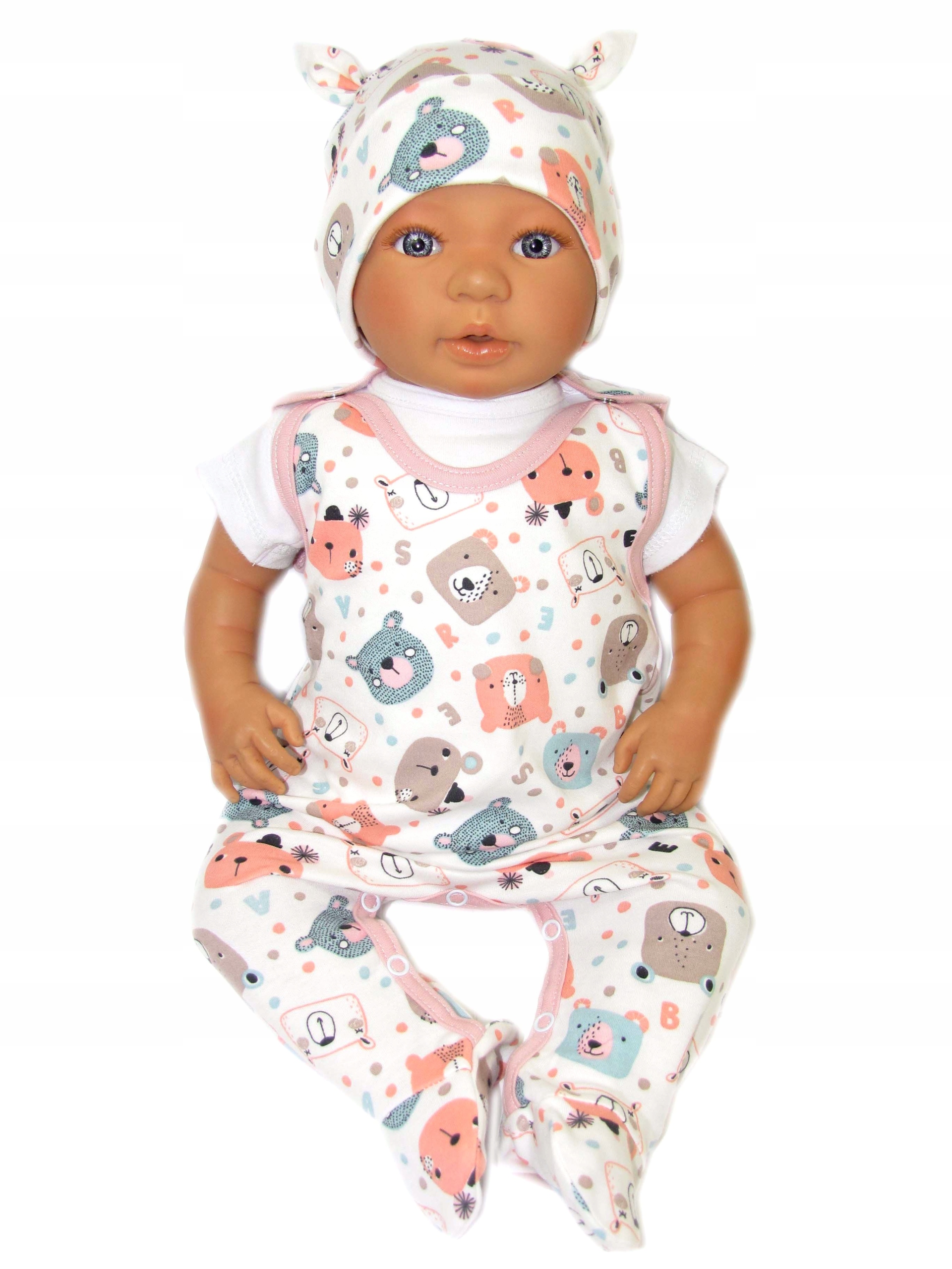 ŚPIOCHY NIEMOWLĘCE ŚPIOSZKI BAWEŁNIANE r.68 /70/ Marka kaia-baby