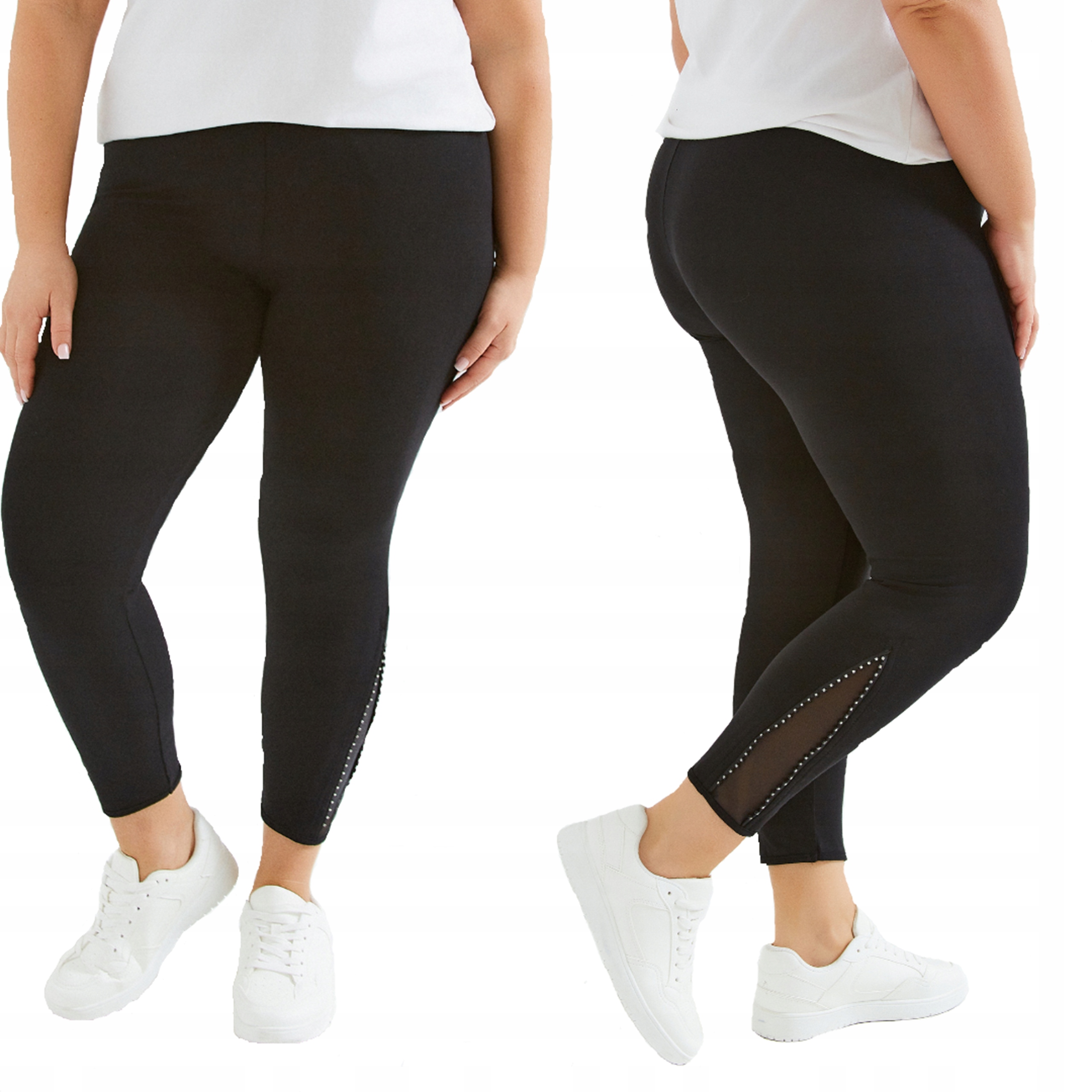 Dámské legíny Legíny 34 Legíny Vysoký pas Gumička Velké Polský Výrobce