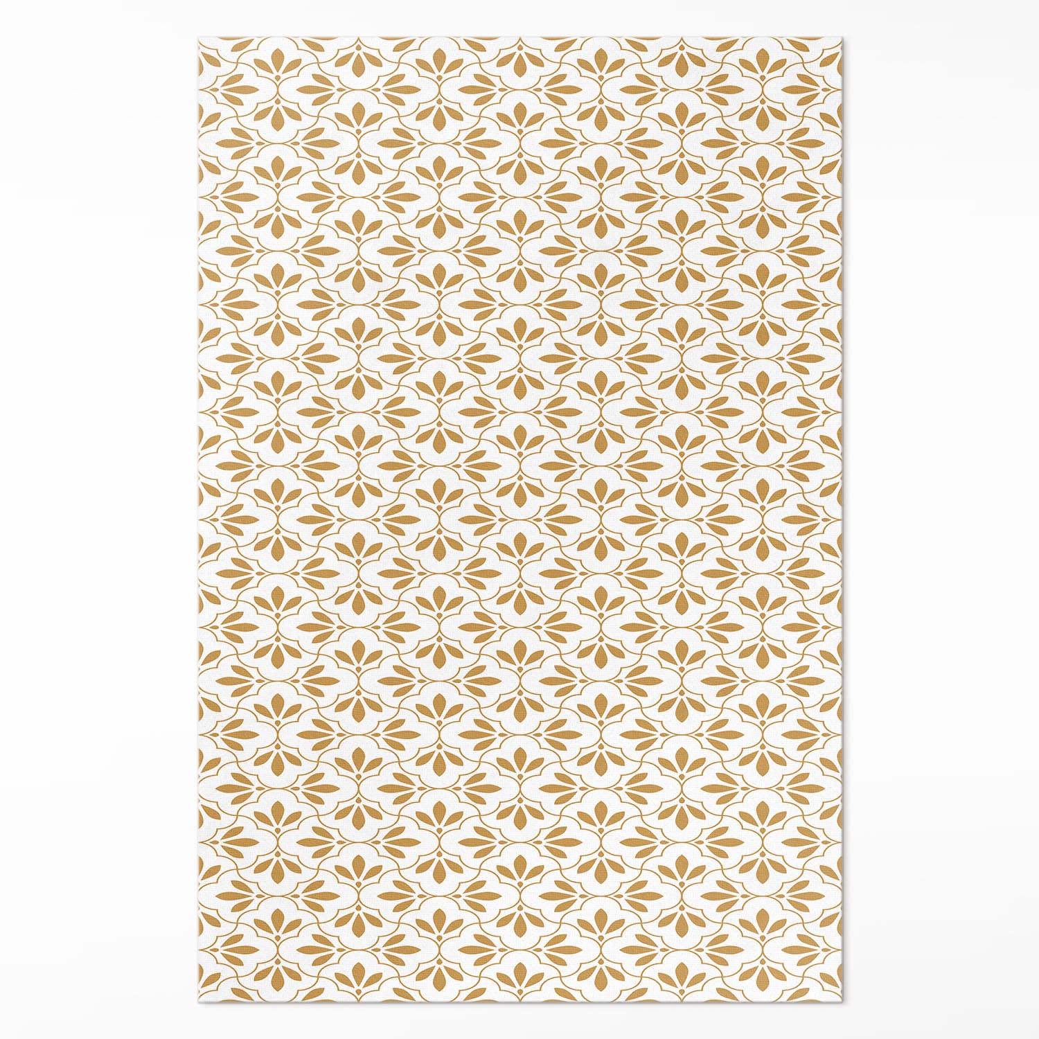 Vinylový dekoratívny koberec Dekoratívne lístky pravidelný vzor XXL 150 x 225 cm