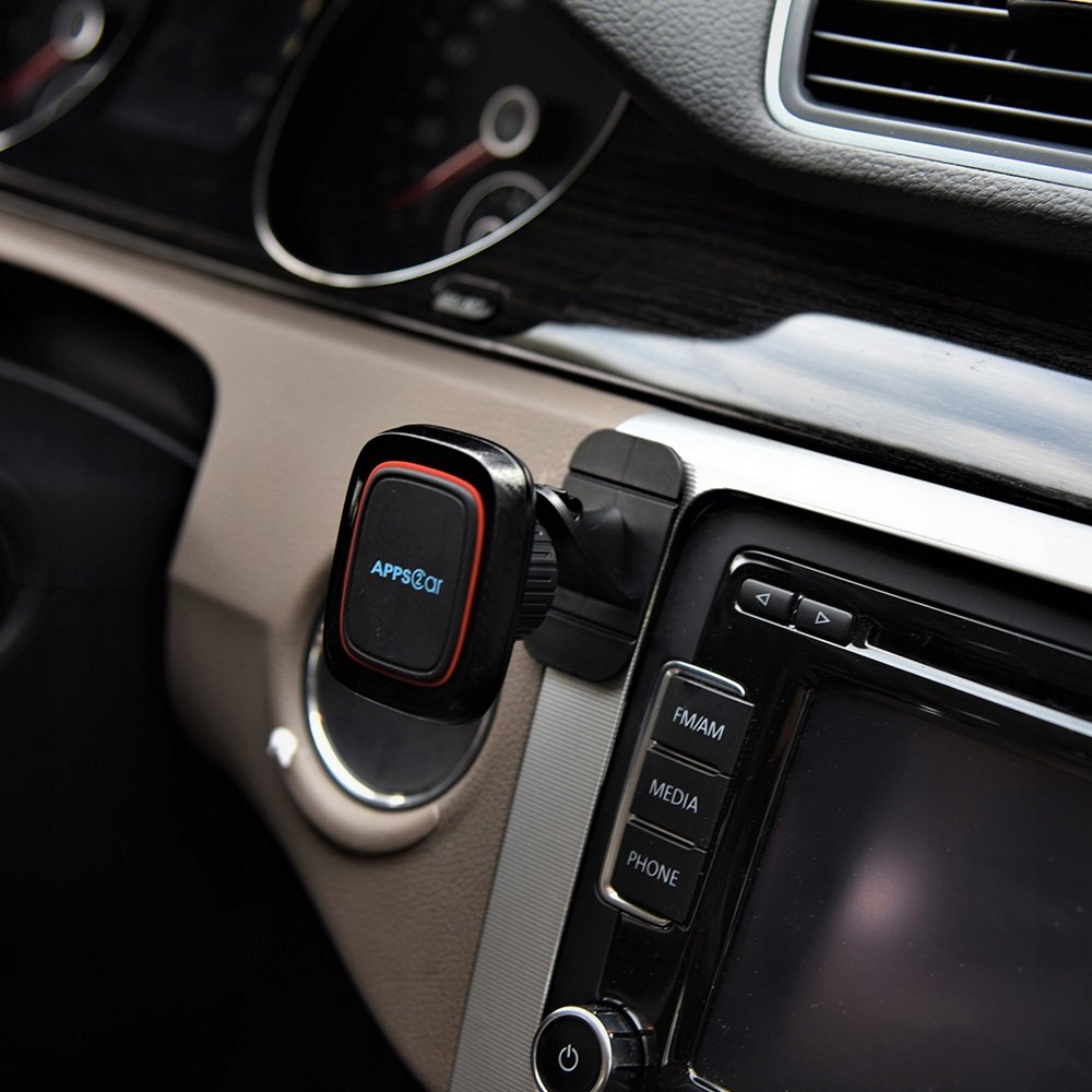 APPS2CAR Magnetyczny Uchwyt Samochodowy 360 Stopni Do iPhone Android — miniatura 8