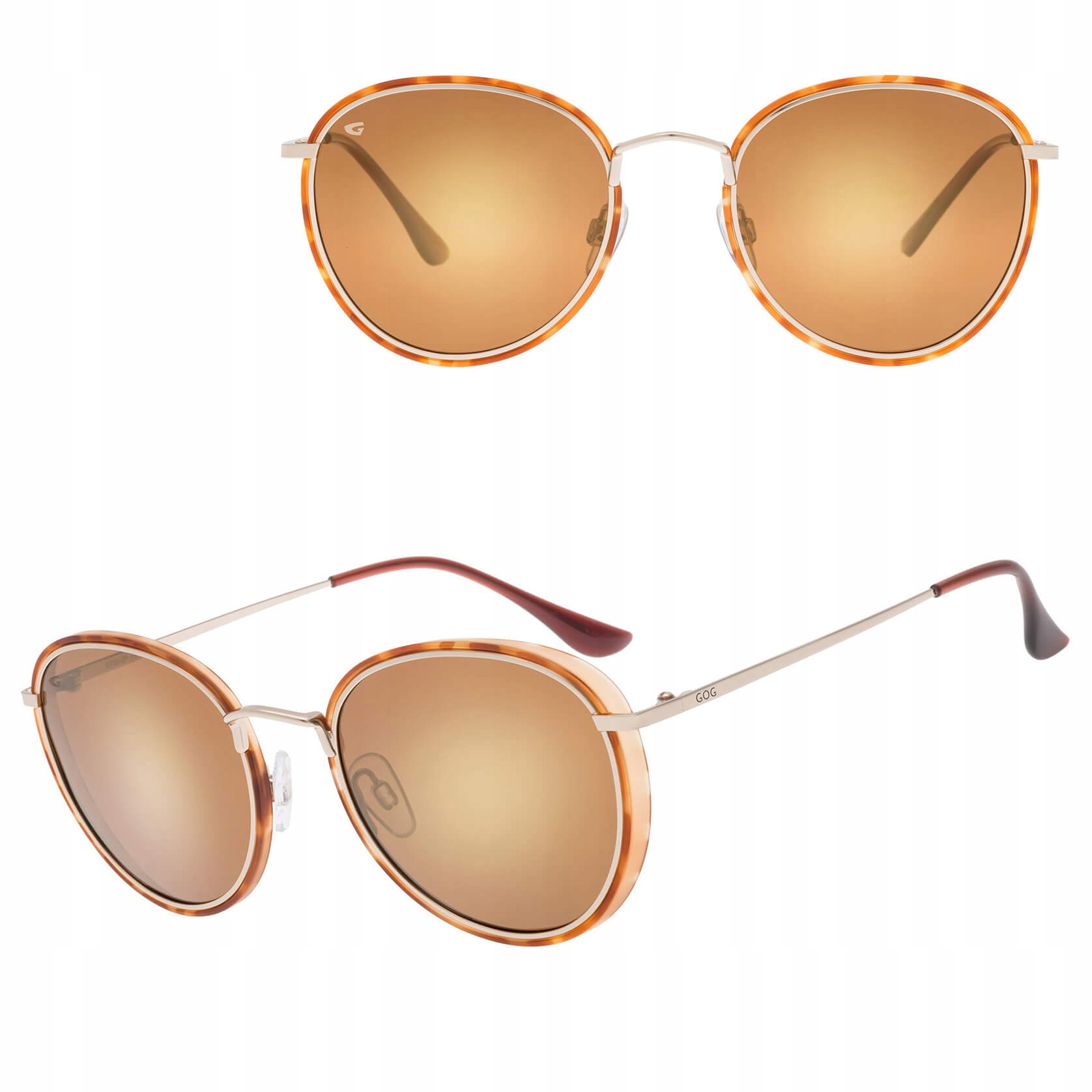 Pánské polarizační sluneční brýle Gog zlaté