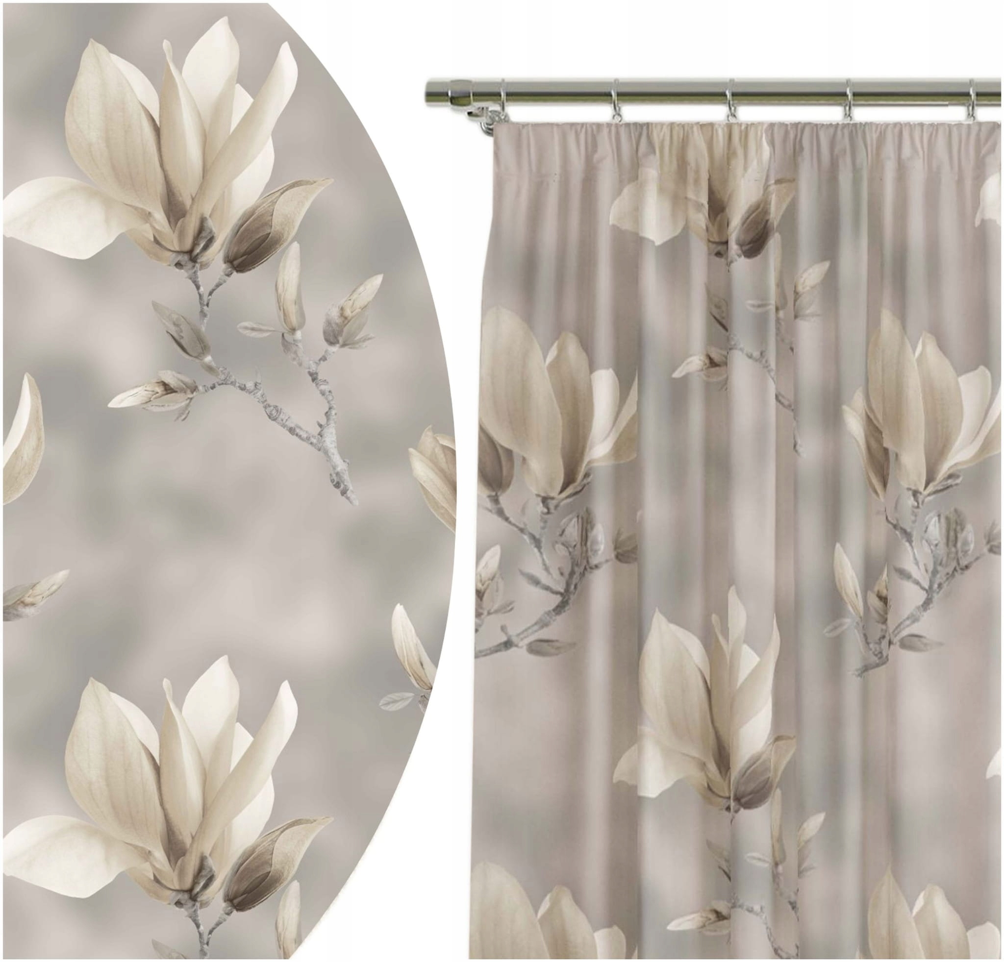 Hotový Závěs 140x250 Záclony Magnolie 2396