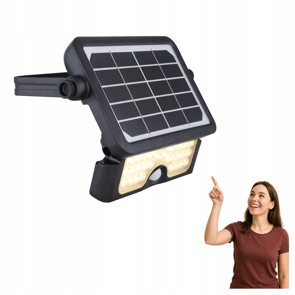 Solárny Led reflektor 5 W s snímačom Solar 36483 Globo