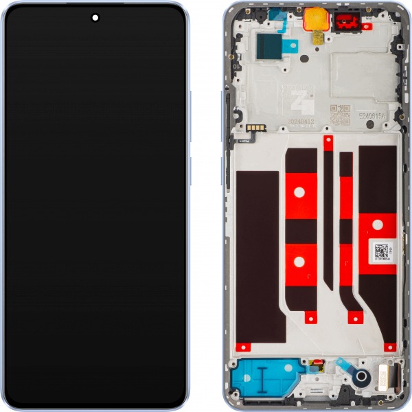 Org LCD displej originálny s rámčekom pre Oppo F25 Pro/Reno11 F (modrý)