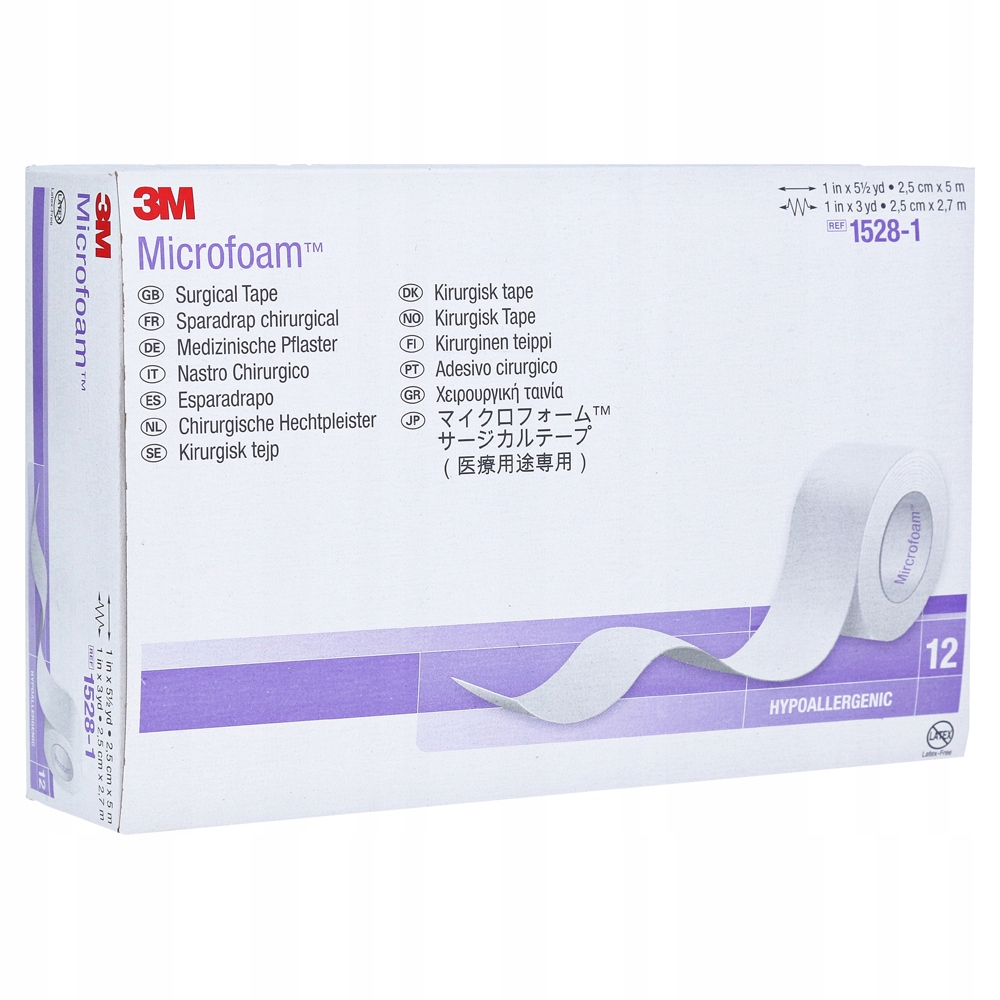 Pěnová Páska 3M Microfoam 2,5 cm x 5 m 12 Ks na řasy