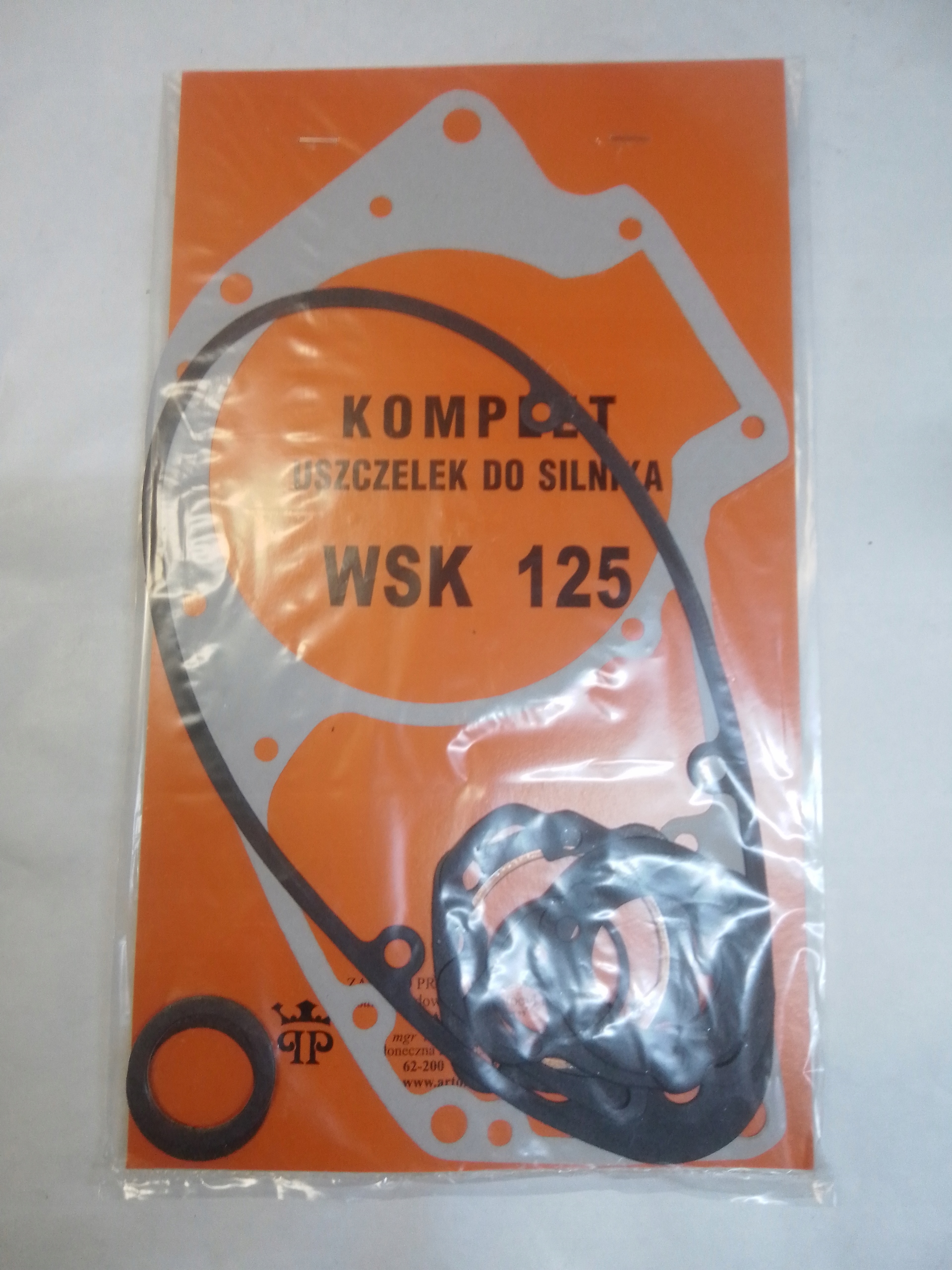 Uszczelki silnika kryngielit Wsk 125
