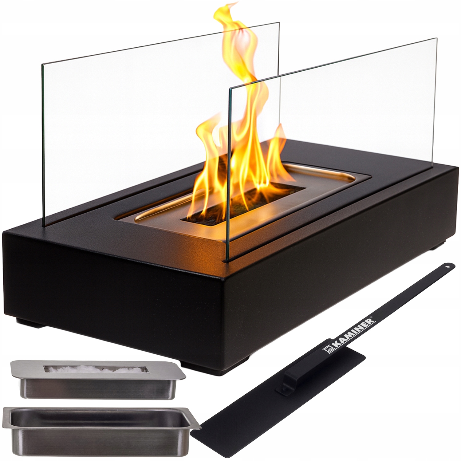 Volně stojící biokrb do domácnosti na terasu Bezkouřový biokrb na bioethanol