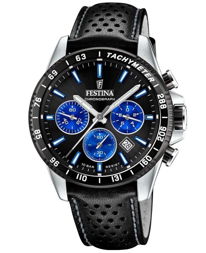 Pánské Hodinky Festina Timeless Chrono F20561/6 45,00 mm 10ATM