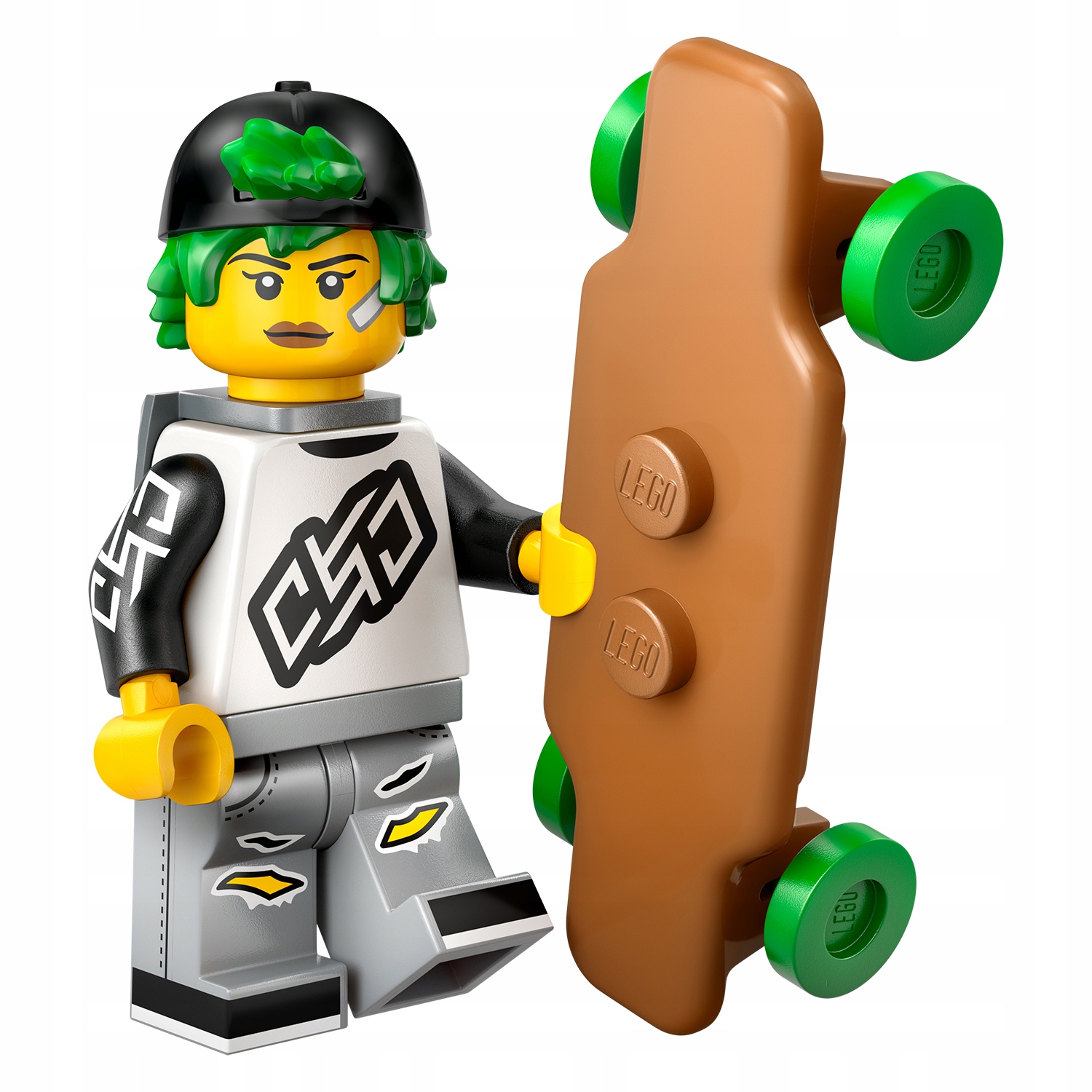 Lego minifigures 71048 seria 27 Longboardzistka Longboardzista Longboarder