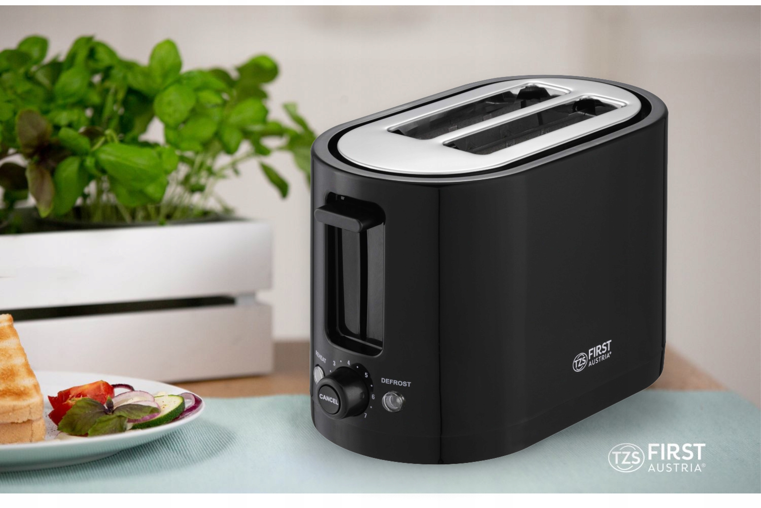 OPIEKACZ elektryczny z RUSZTEM do podgrzewania Kolor dominujący czarny