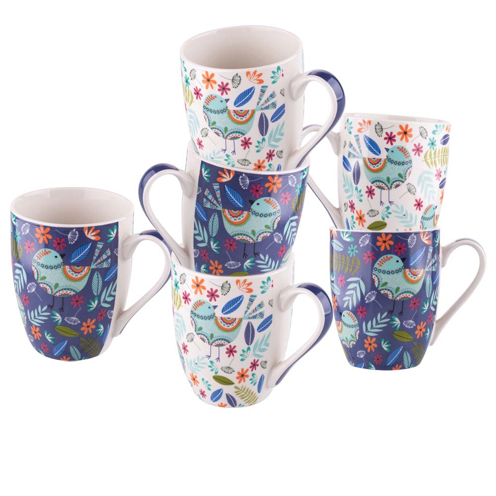 

Komplet 6 Kubków Do Kawy Folk 350ML Wielkanoc