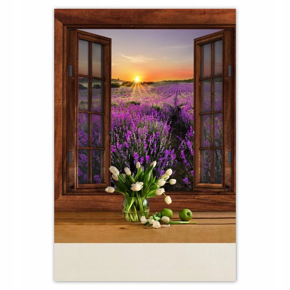 

Plakaty 40x60 Okno z widokiem Lawenda