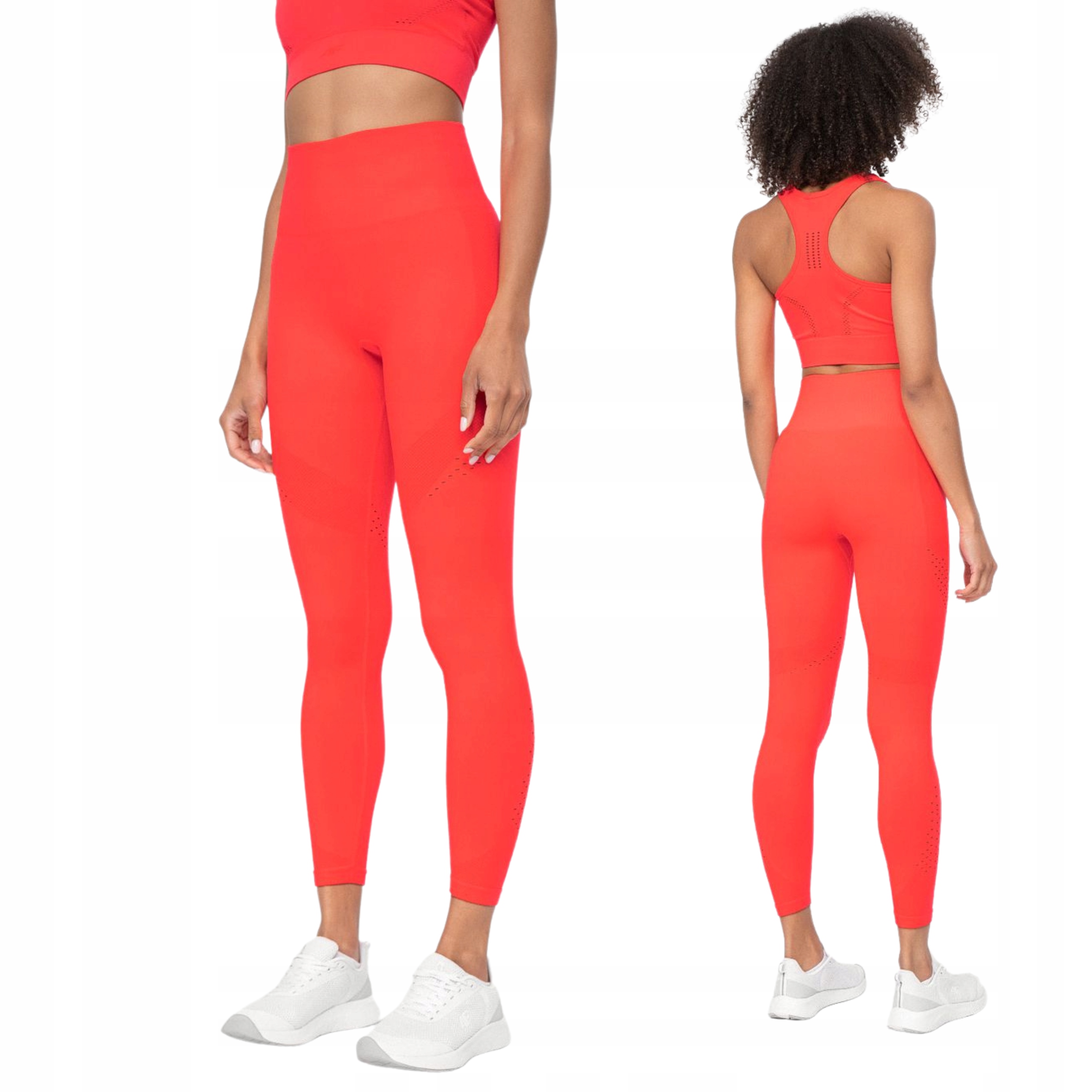 4F Legginsy Damskie Treningowe Getry Sportowe