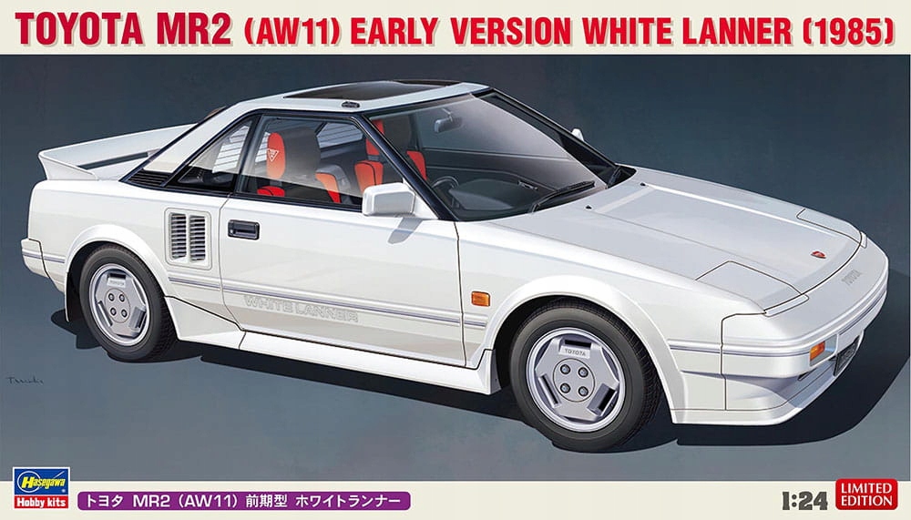 Toyota MR2 (AW11) (raný bílý lanner 1985) 1:24 Hasegawa 20656
