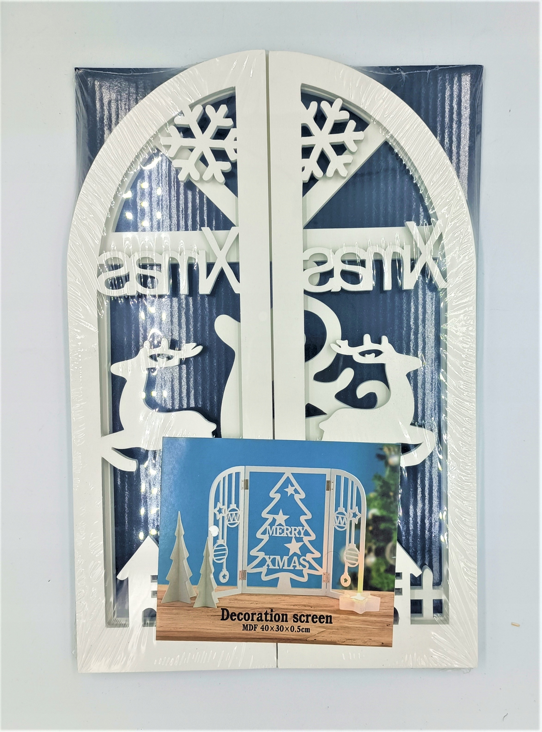 

Drewniana witrynka Świąteczna 30 x 40 cm renifer