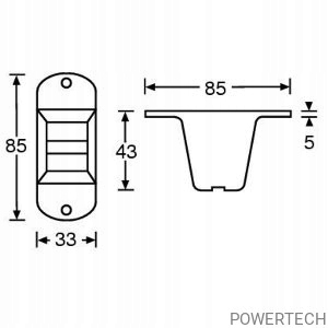 Nóżka - 4982 Adam Hall Kod producenta 4982