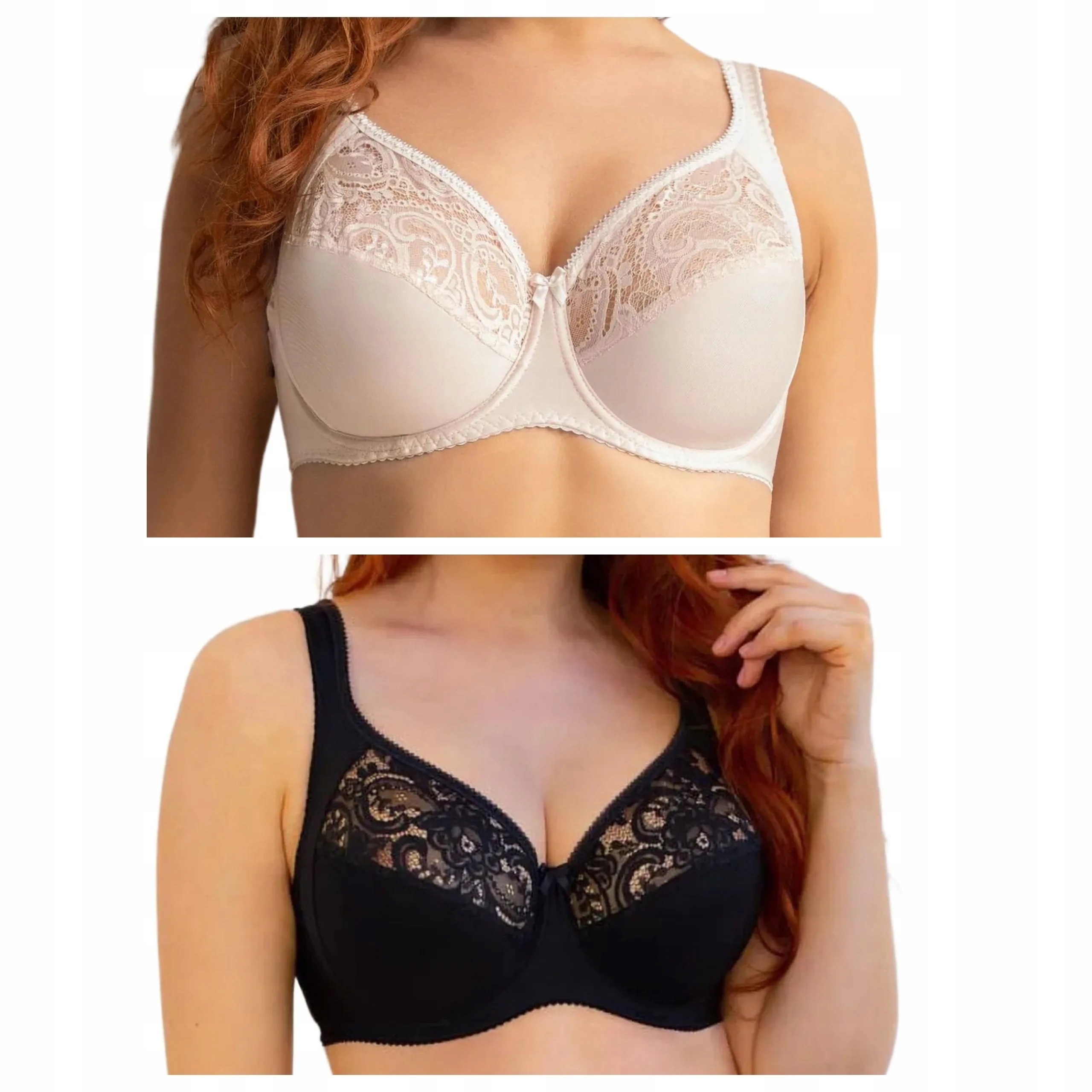 2 ks Podprsenka Kleo Kerri 338 pudrová růžová černá 90G