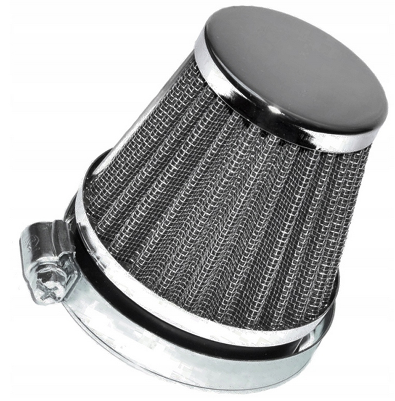 FILTR POWIETRZA STOŻKOWY 50 MM CHROM HONDA YAMAHA