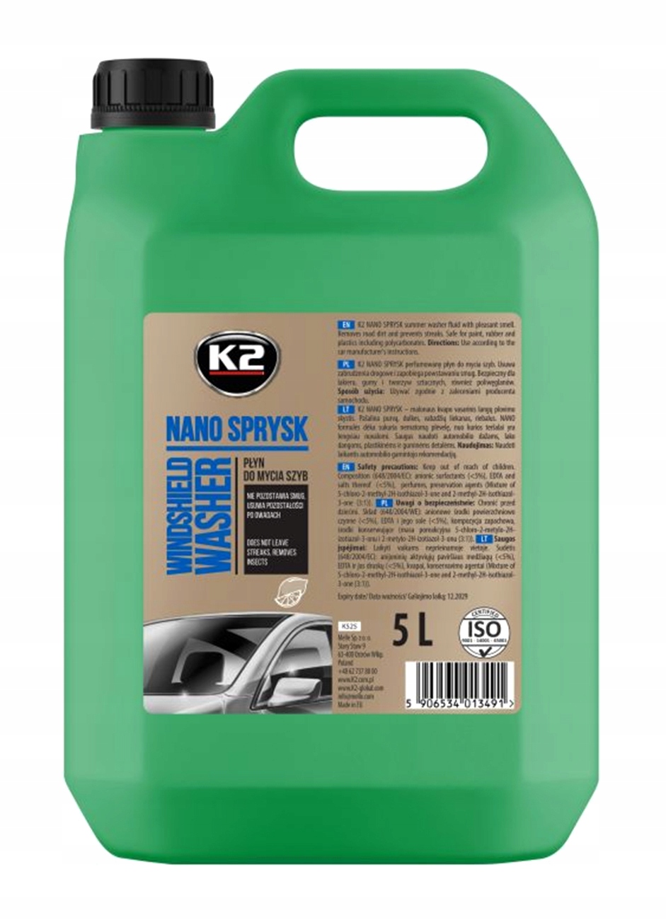 

K2 Nano Sprysk Płyn Do Spryskiwaczy Letni 5L