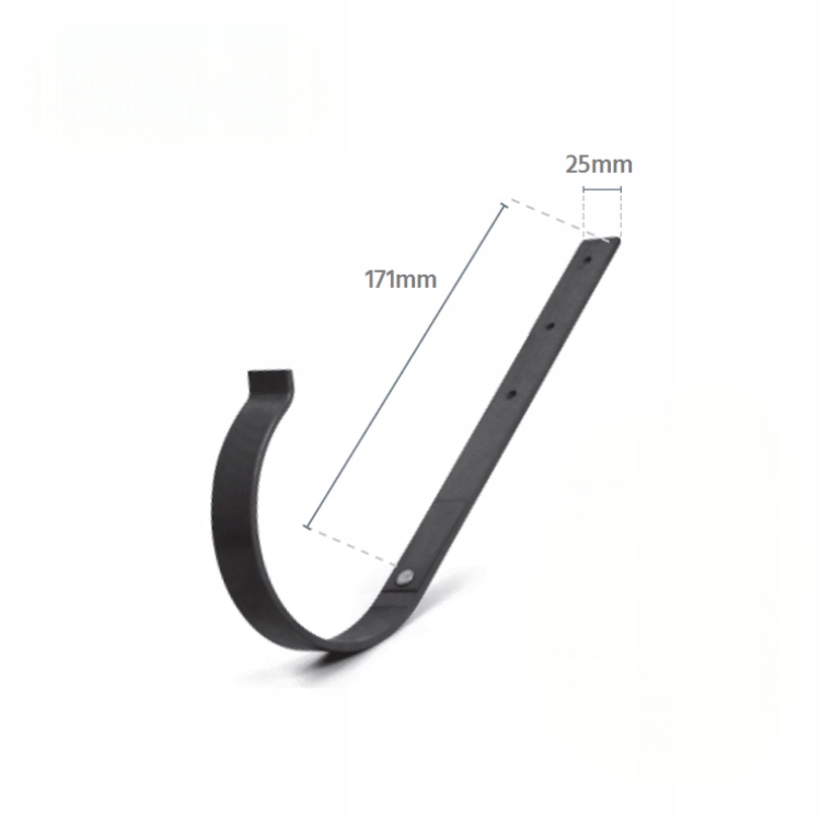 hak uchwyt 75mm prosty METALOWY Bryza CEGLASTY EAN (GTIN) 5900805027736