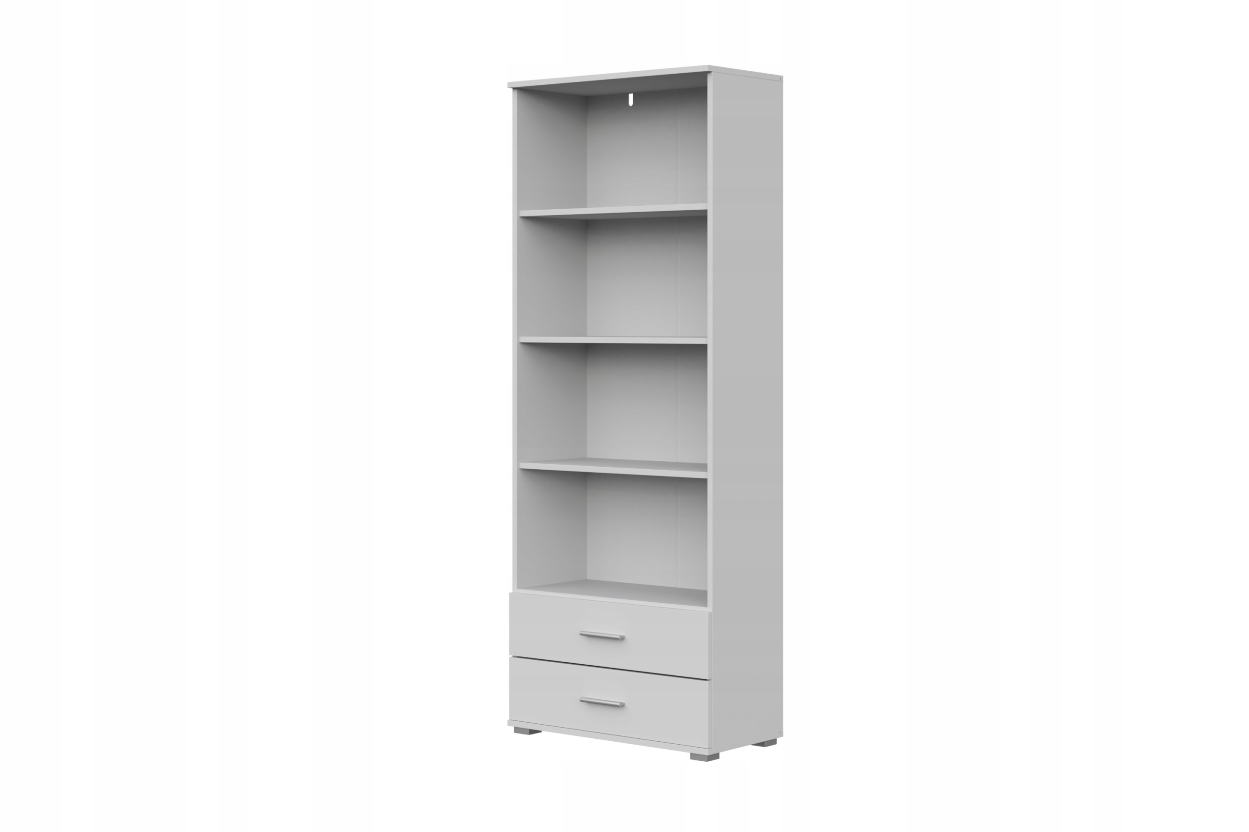 Regał 69 cm biały z szufladami do salonu/biura Fun ST-4