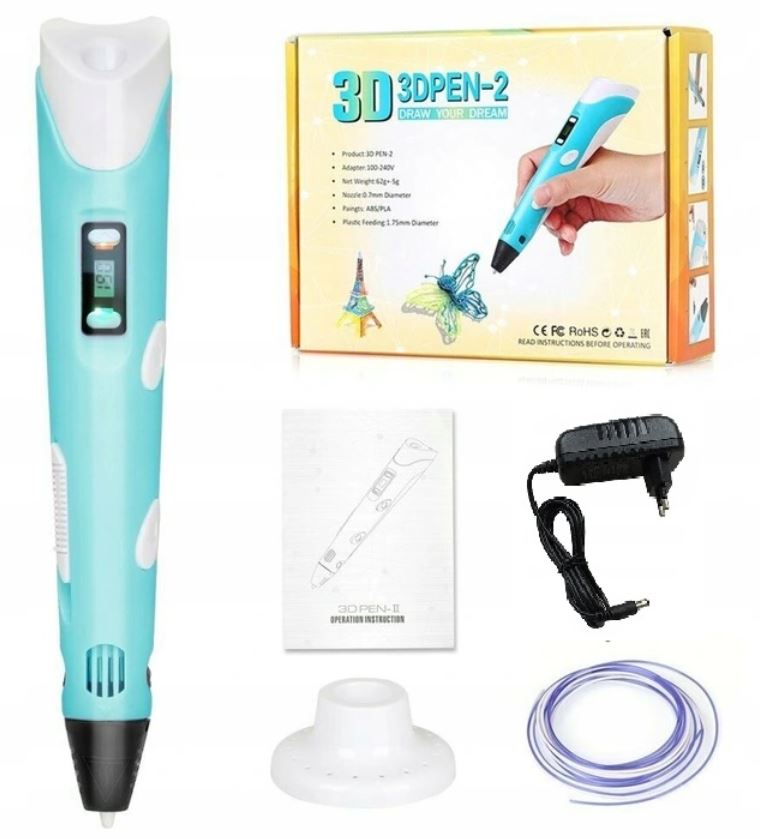

Długopis Drukarka 3D Pen Zestaw Wkłady 9 Metrów