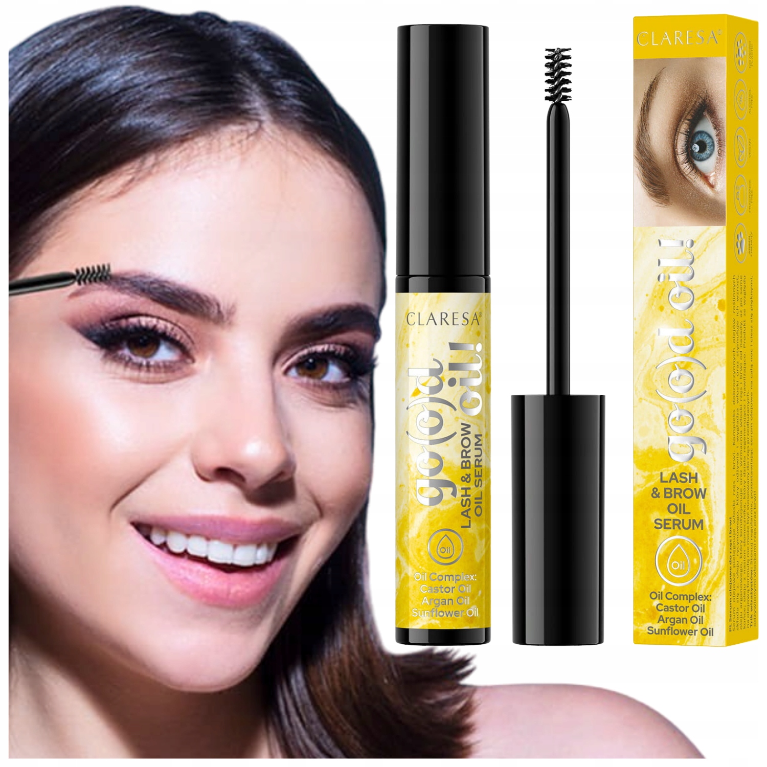 

Claresa Pielęgnacyjny olejek do brwi Go(o)d Oil!