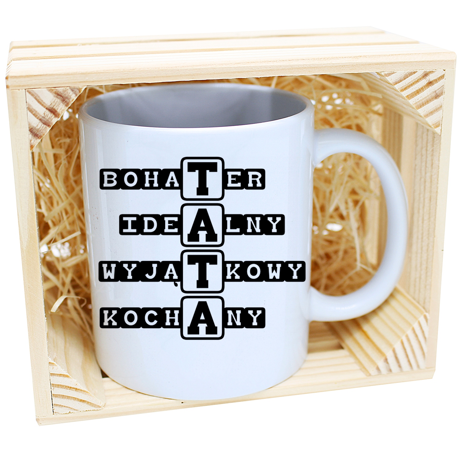 

Kubek W Skrzynce Dzień Ojca Taty Tata