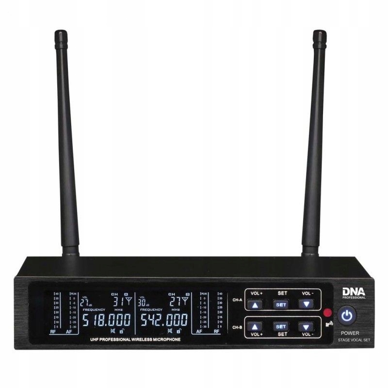 DNA STAGE VOCAL SET PROFESIONALNY MIKROFON BEZPRZEWODOWY ZESTAW 2 SZTUKI Rodzaj wokalowy