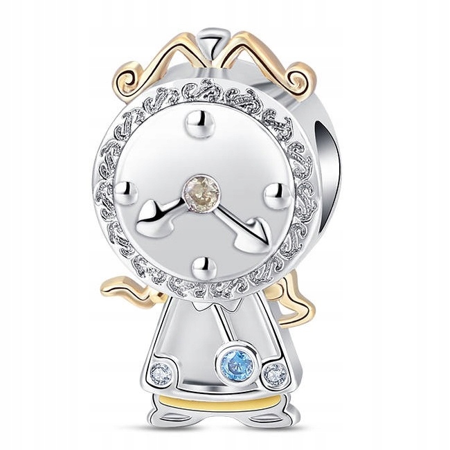 Charms Stříbro 925 Přívěsek Hodiny z pohádek