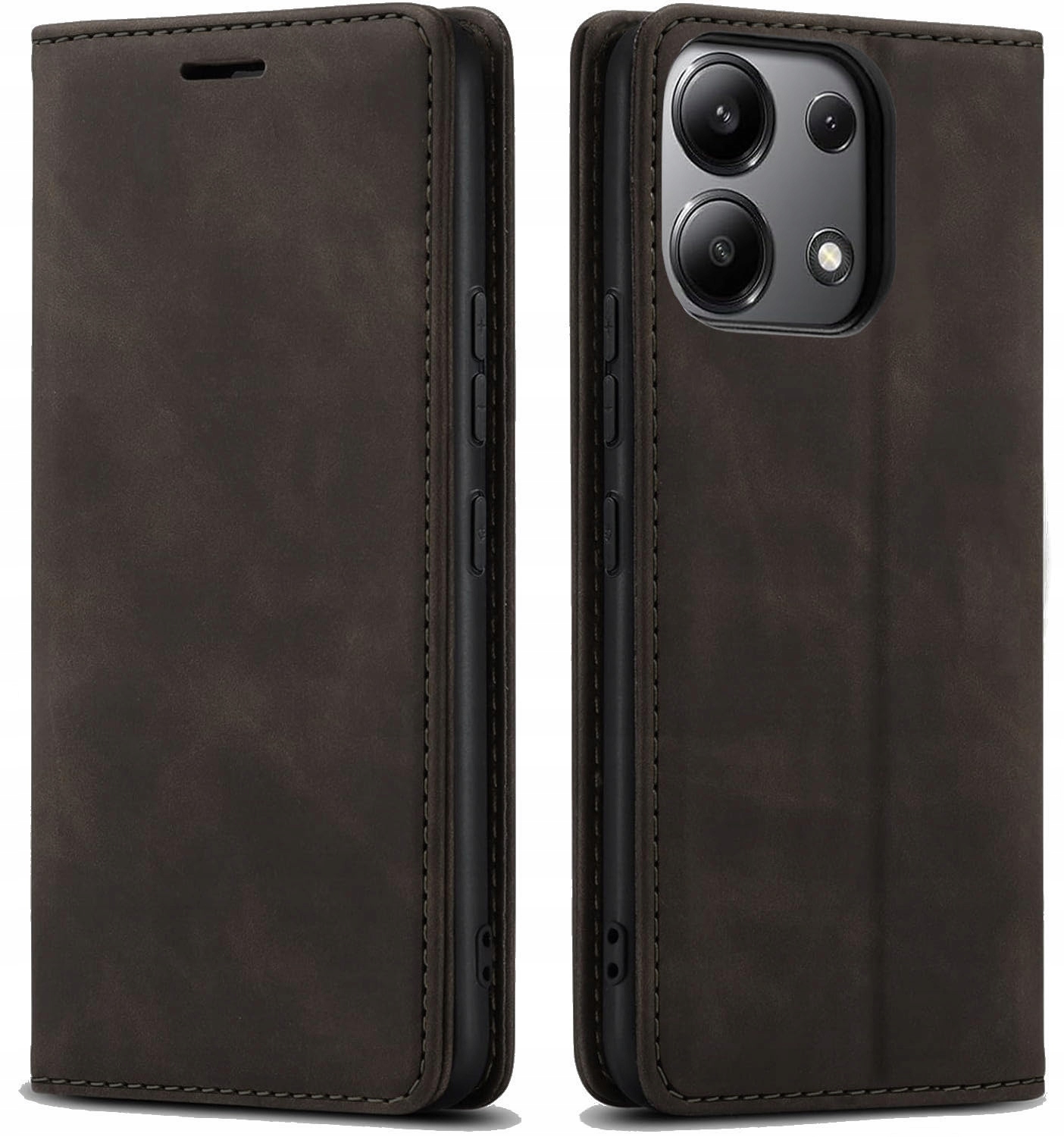 ETUI SKÓRZANE MAGNETYCZNE SHEEP SKIN DO XIAOMI REDMI NOTE 13 4G +SZKŁO Stan opakowania oryginalne