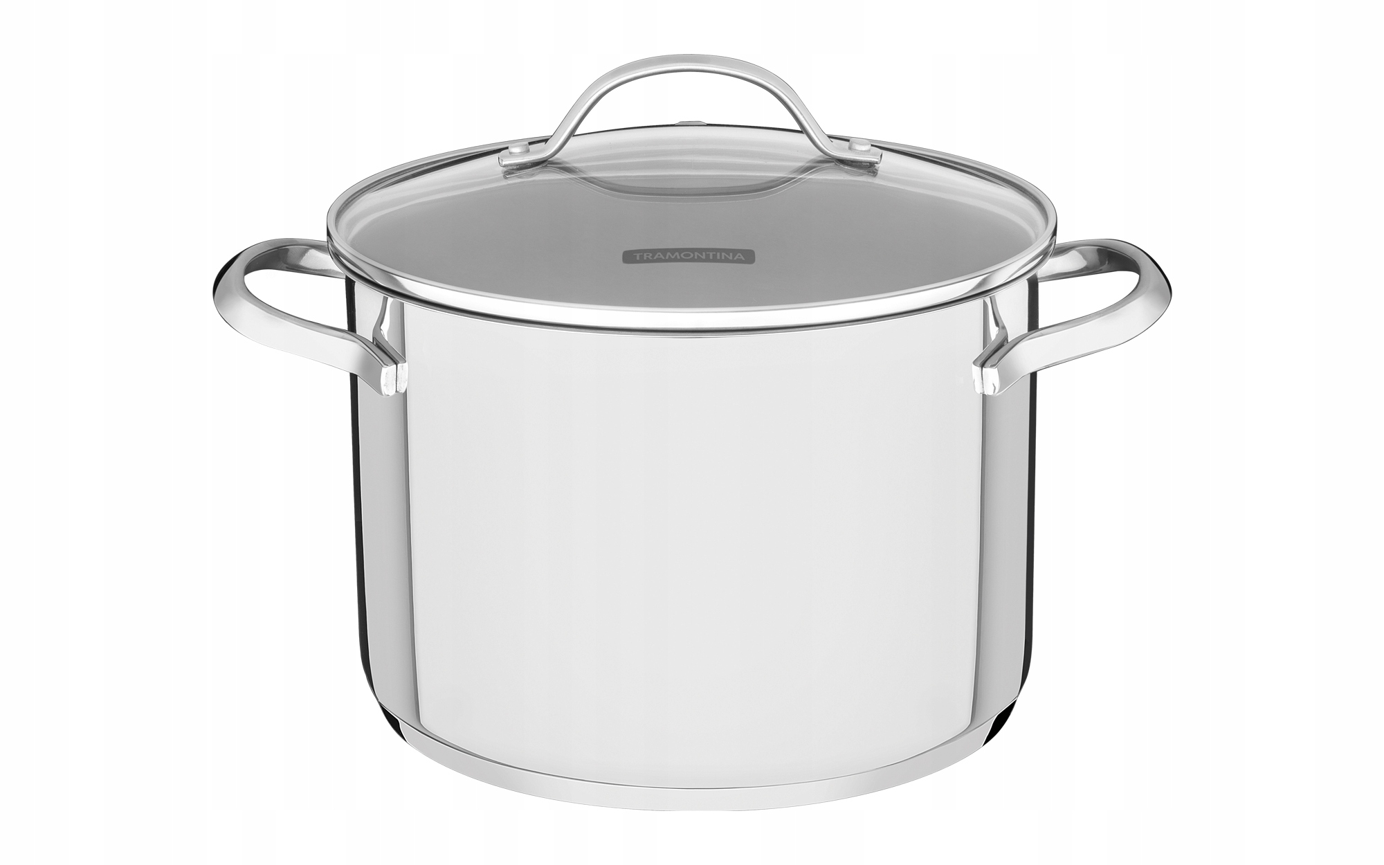 Garnek 4,6 L 20 cm stal nierdzewna Tri-ply z pokrywką Una – Tramontina