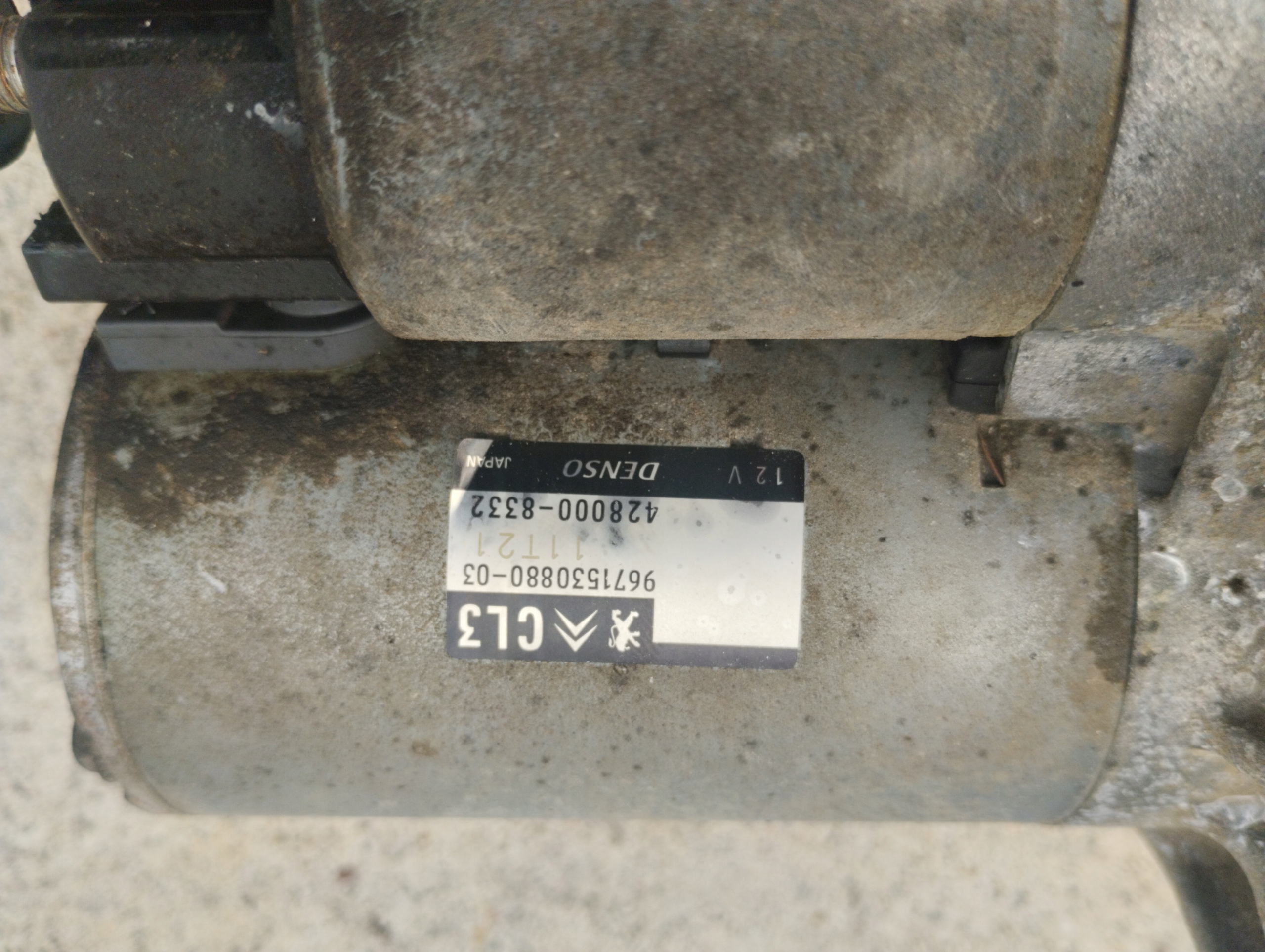 CITROEN C3 III 1.2 VTI starter 9671530880
