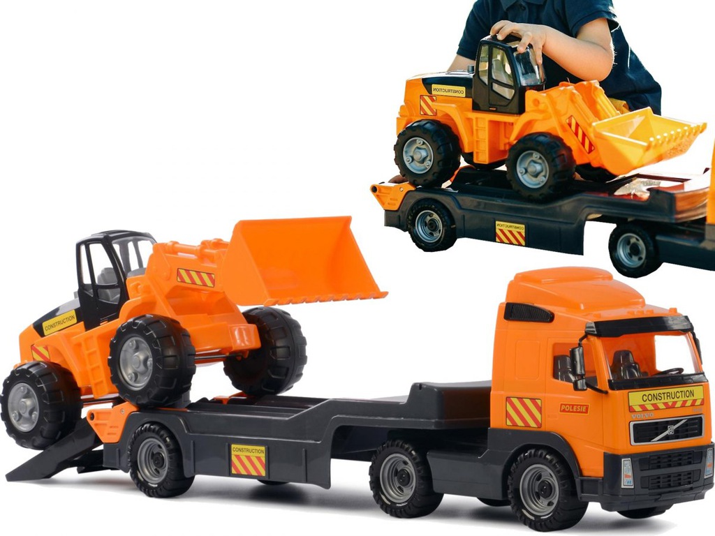 

Volvo Ciężarówka Laweta+koparka 90CM