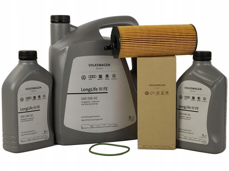 OE VAG FILTR+OLEJ 0W30 7L AUDI A5 8T 2.7 3.0 TDI Pojemność opakowania 1 l