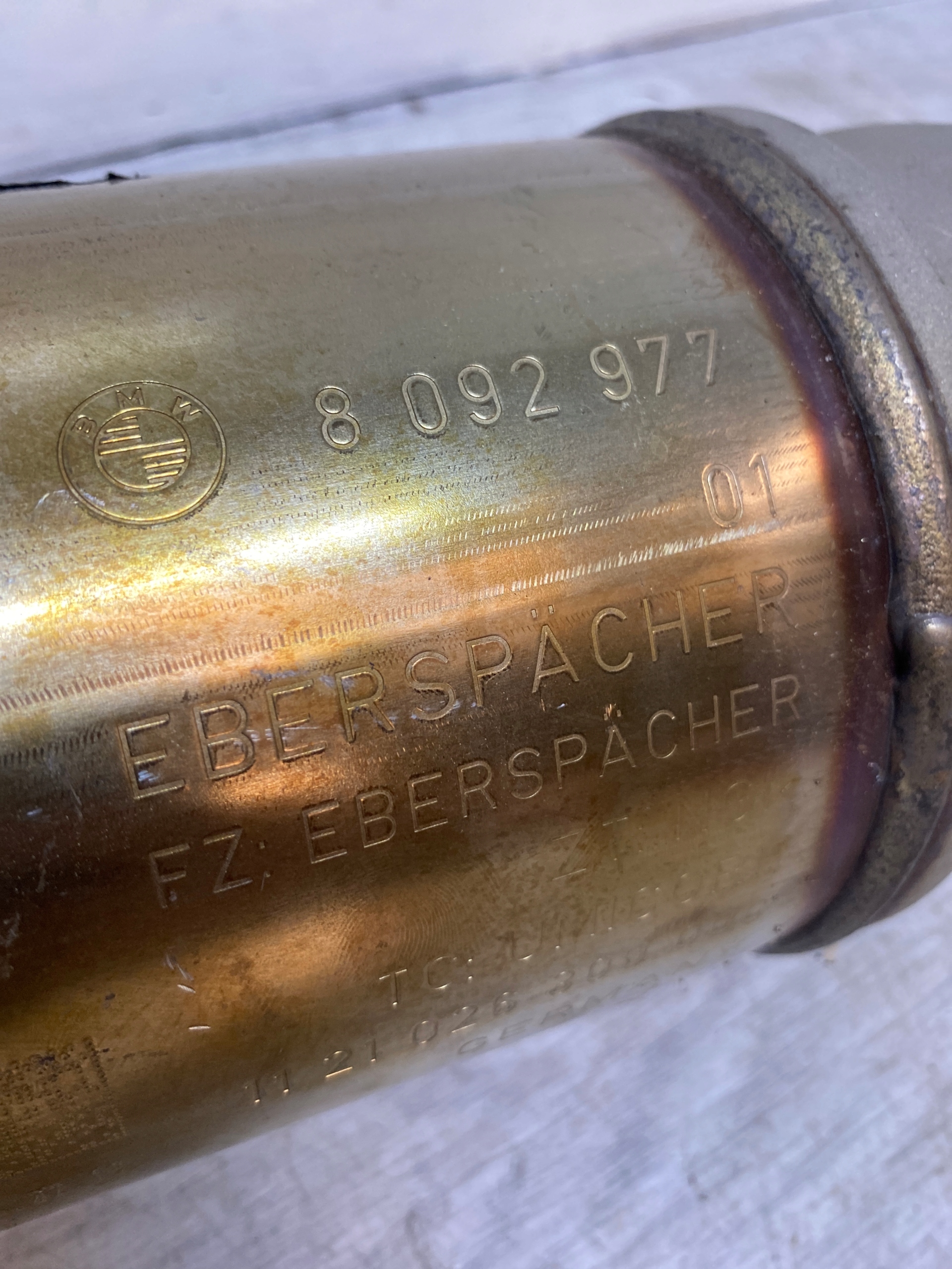 catalyst left right 8092977 BMW X3M F97 X4M F98