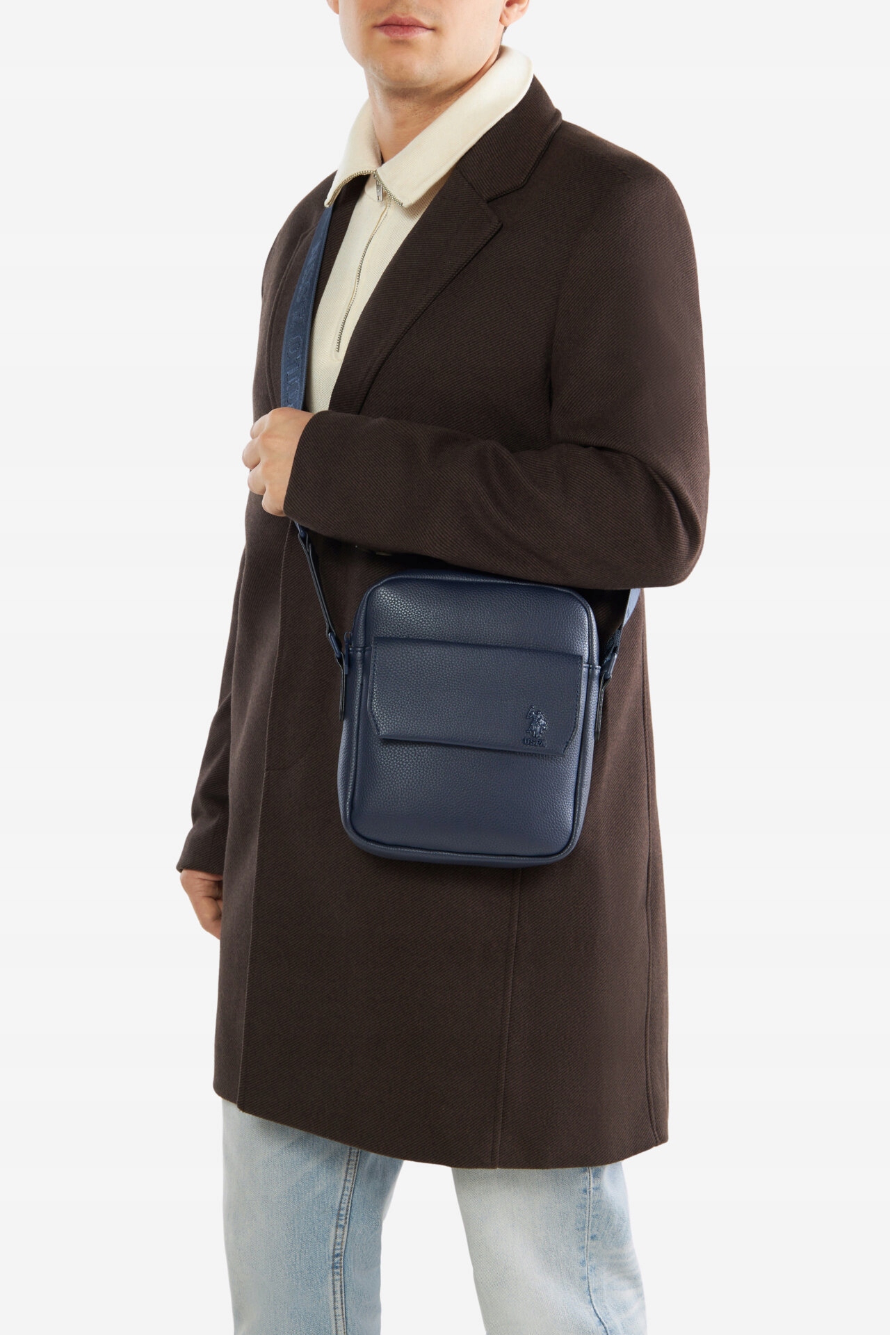 Pánská taška U.s. Polo Assn. BEUXT5749MVP Tmavě modrá 5905588975366