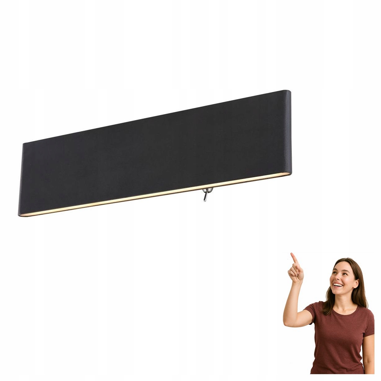 Led nástenná lampa 12W Siegfried 41751-12B Globo