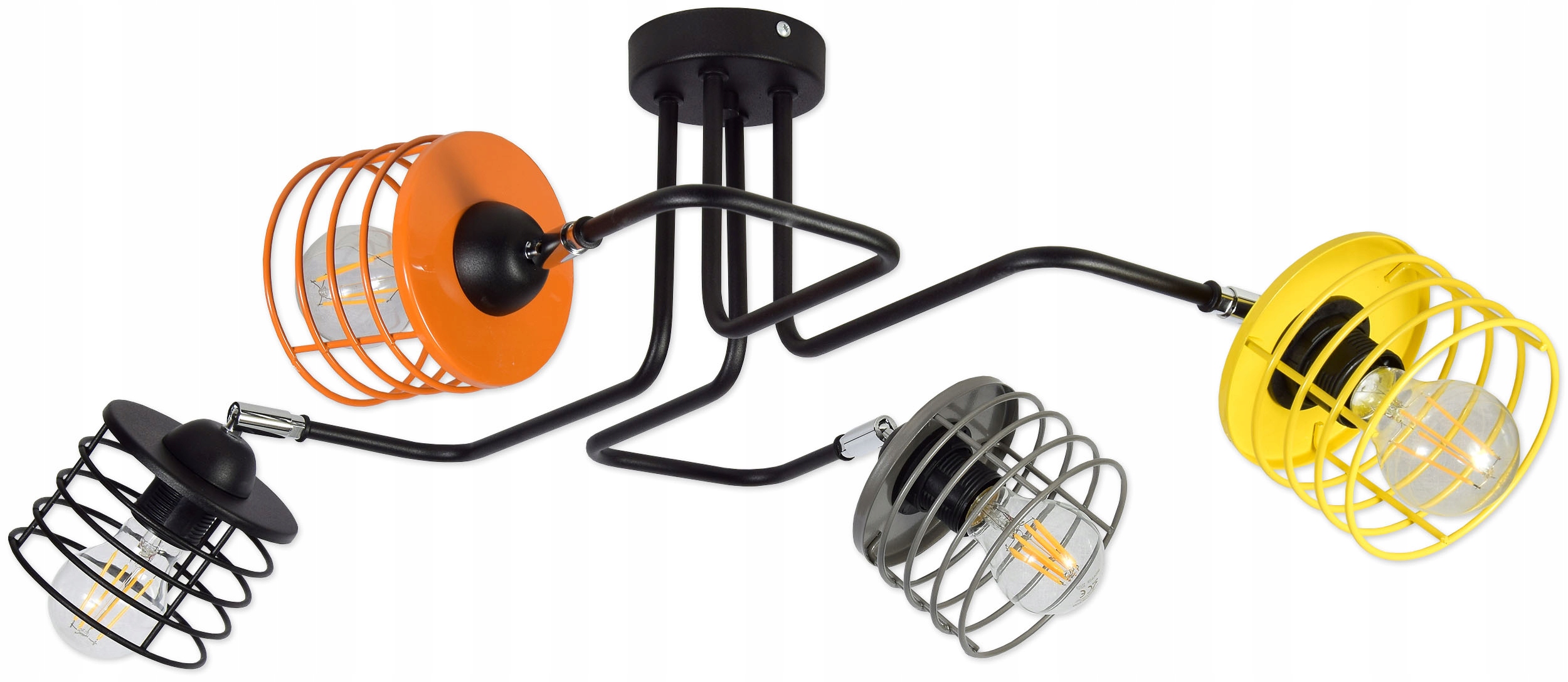 Потолочный СВЕТИЛЬНИК ЛЮСТРА ПАУК LOFT EDISON LED E27