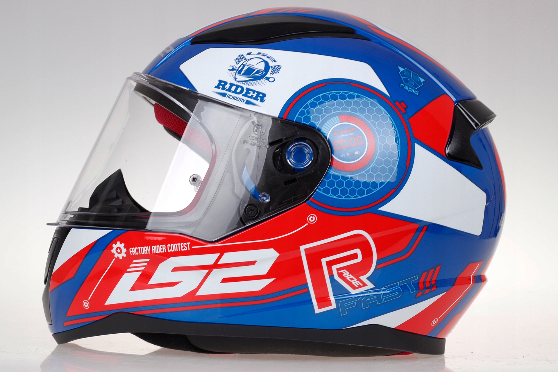 LS2 FF353 RAPID KASK MOTOCYKLOWY STRATUS BLUE Typ Integralne / Pełne