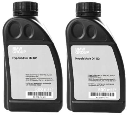 2 X Oe Bmw Prevodový Olej Hypoid Axle G2 75W 85 83222413511