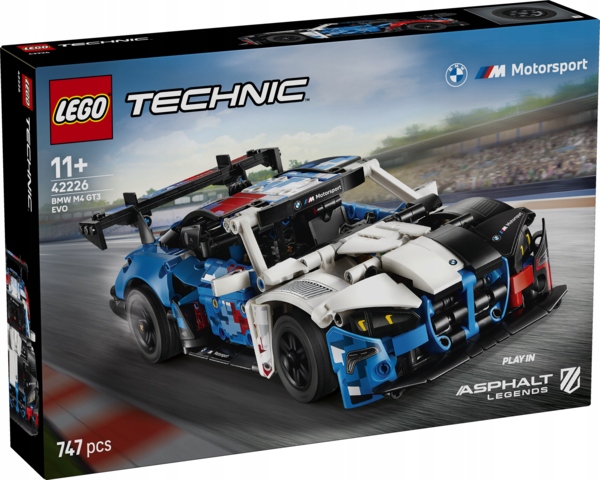 Stavebnice Sada Lego Technic 42226 Závodní auto Bmw M4 GT3 Evo