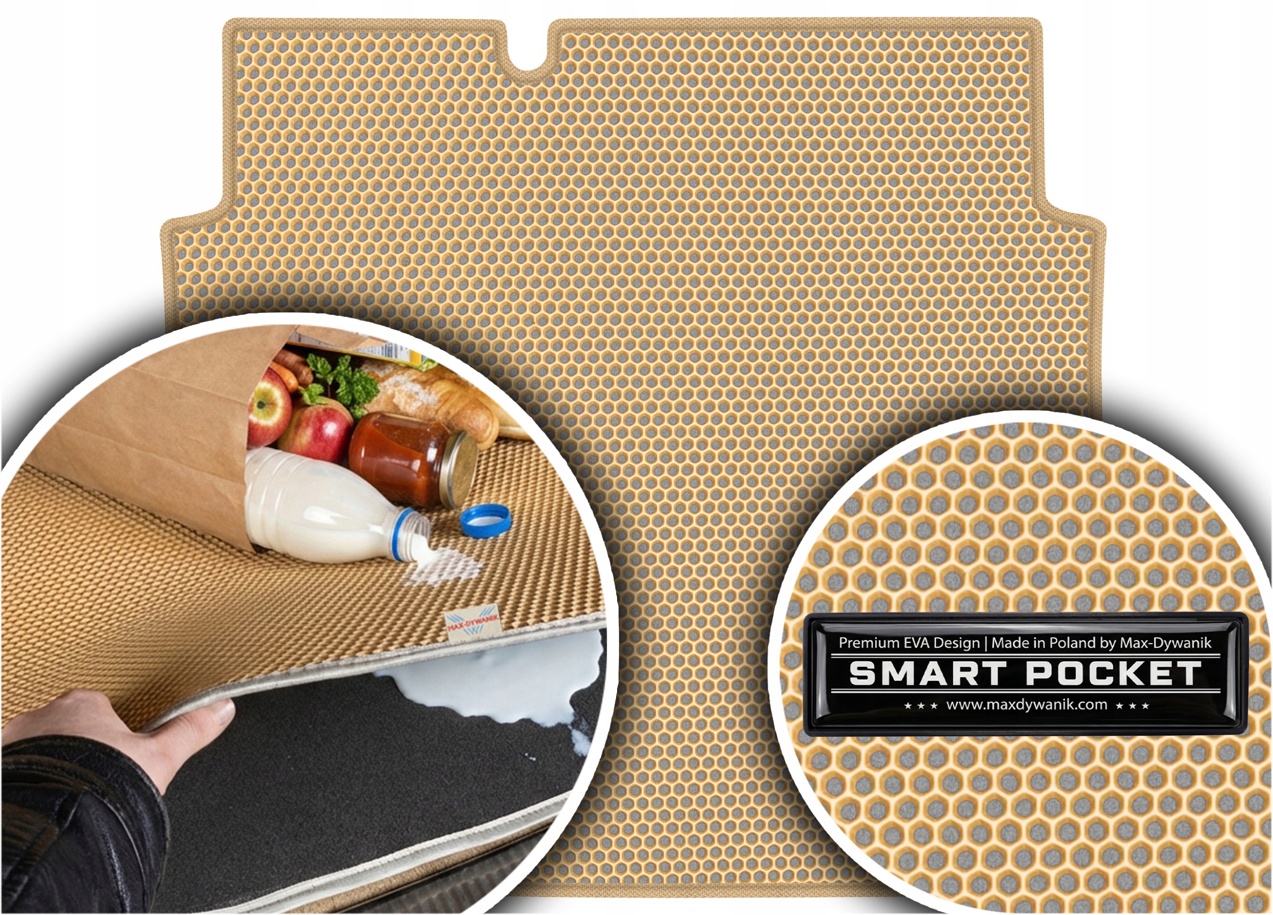Vesta Sedan 2015 – Vložka do zavazadlového prostoru Eva Smart Pocket Béžová