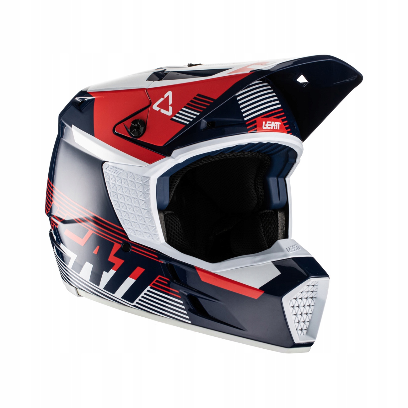 LEATT KASK MOTO 3.5 V22 AQUA GRANATOWY r. S