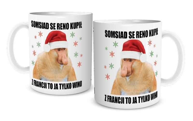 

Kubek Świąteczny Janusz Nosacz Somsiad Reno